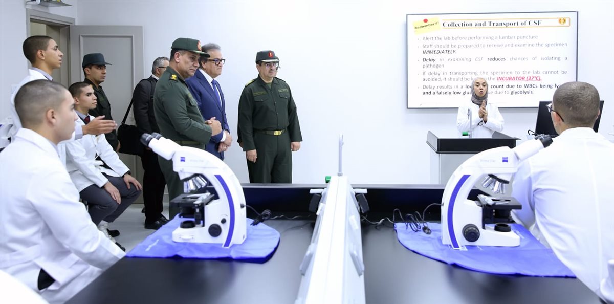 كلية الطب بالقوات المسلحة تستقبل الدكتور خالد عبد الغفار