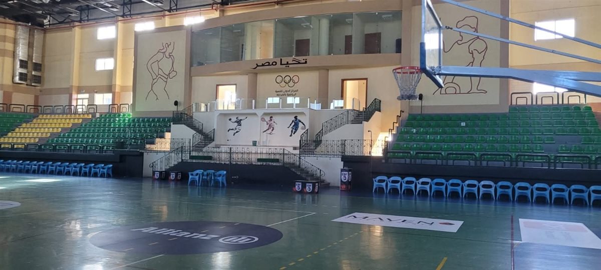 الصالة المغطاة بالغردقة قبل سوبر السلة 