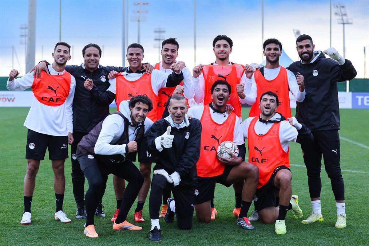 مران منتخب مصر اليوم استعدادا لمباراة أنجولا في أمم إفريقيا