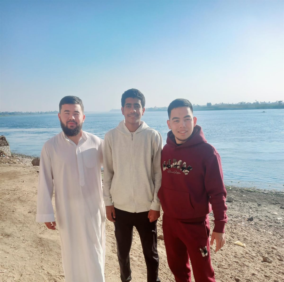 الشيخ جابر عبد العليم مصطفى مع الطلاب