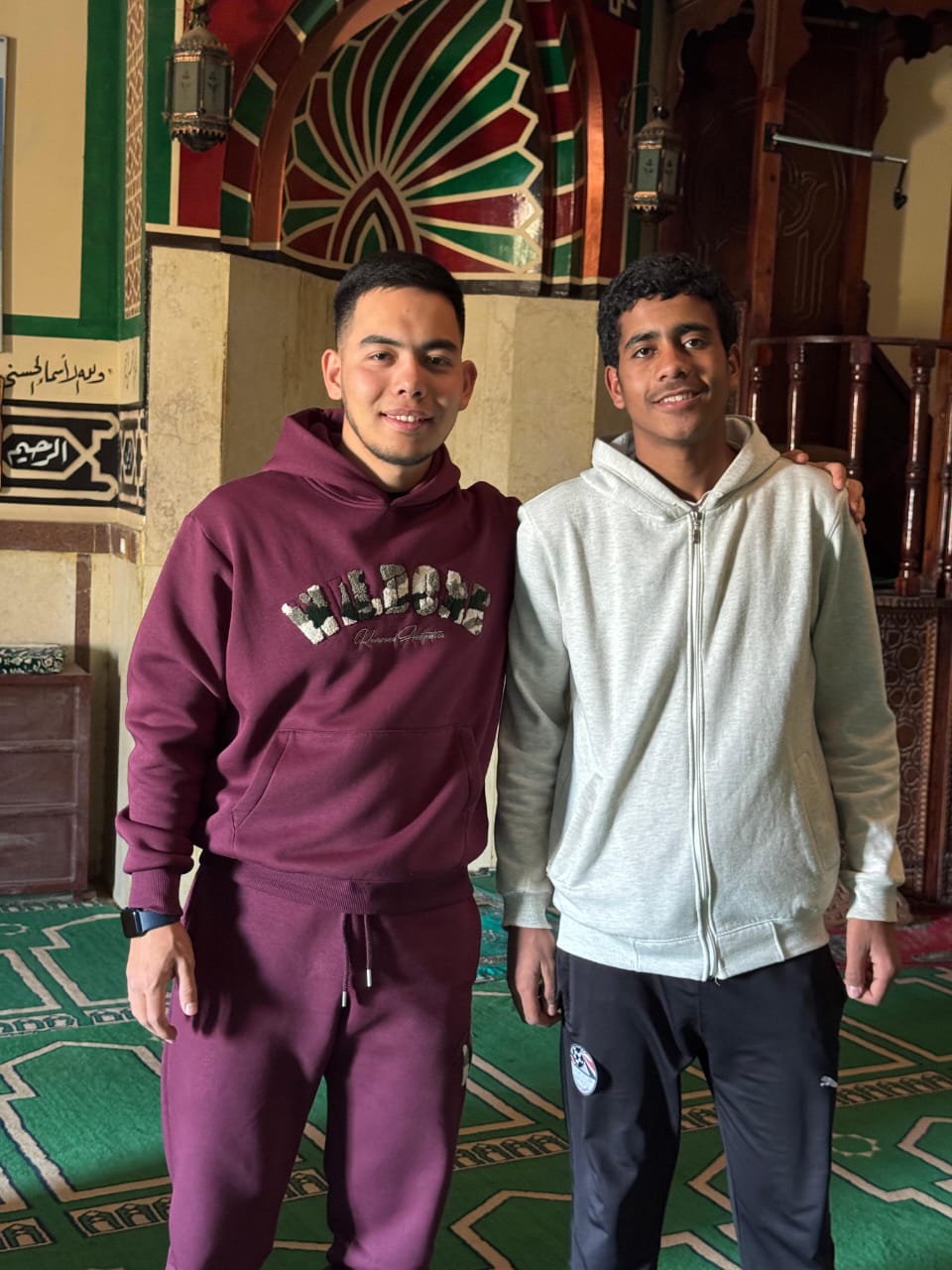 الشيخ جابر عبد العليم مصطفى مع الطلاب