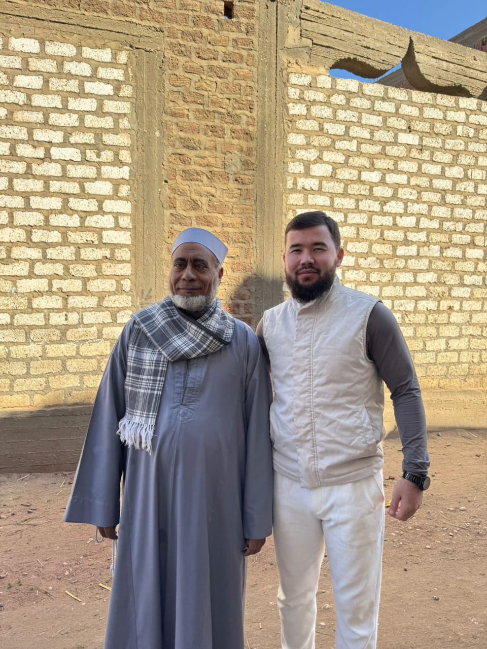 الشيخ جابر عبد العليم مصطفى مع الطلاب