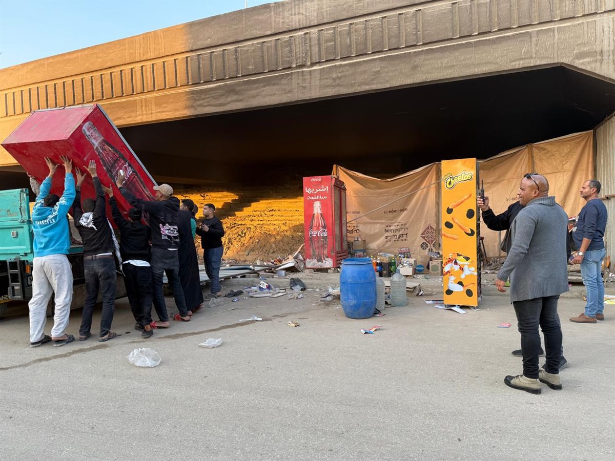 &nbsp;حملة إزالة الأكشاك غير المرخصة