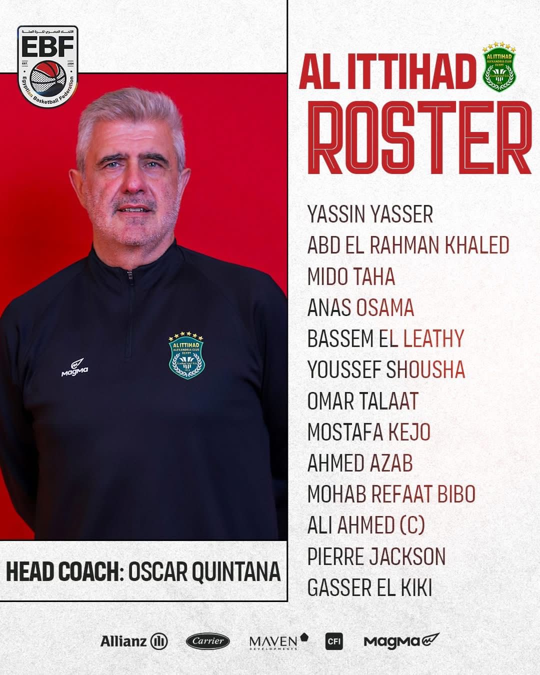 قائمة الاتحاد السكندري