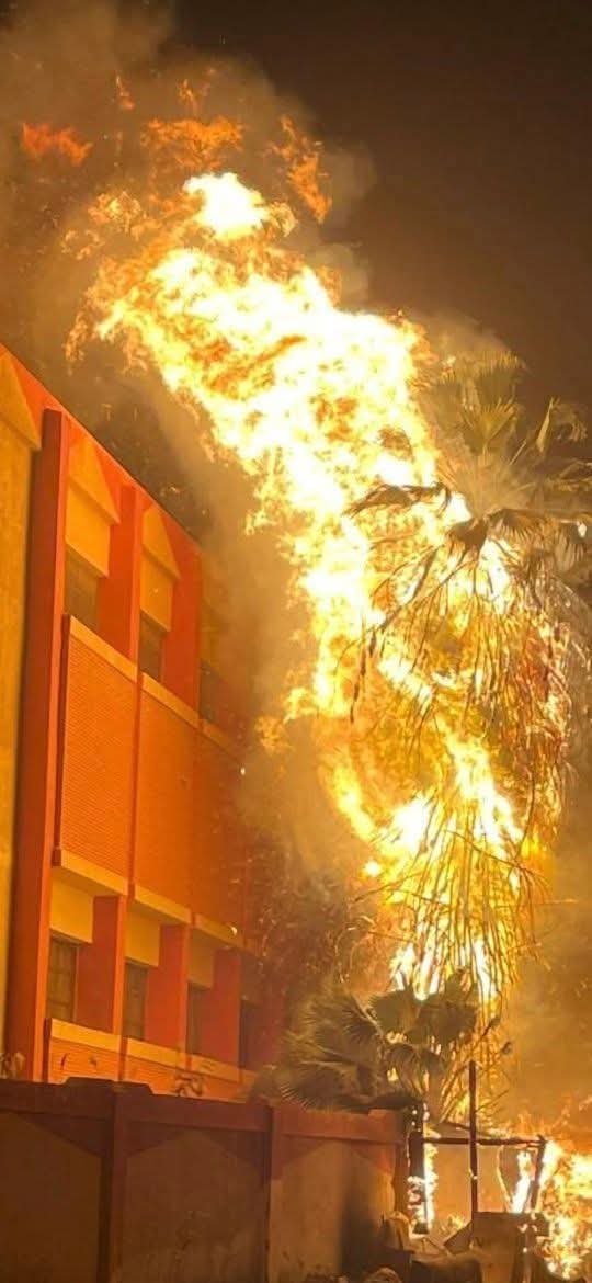 حريق مخلفات ببورسعيد 