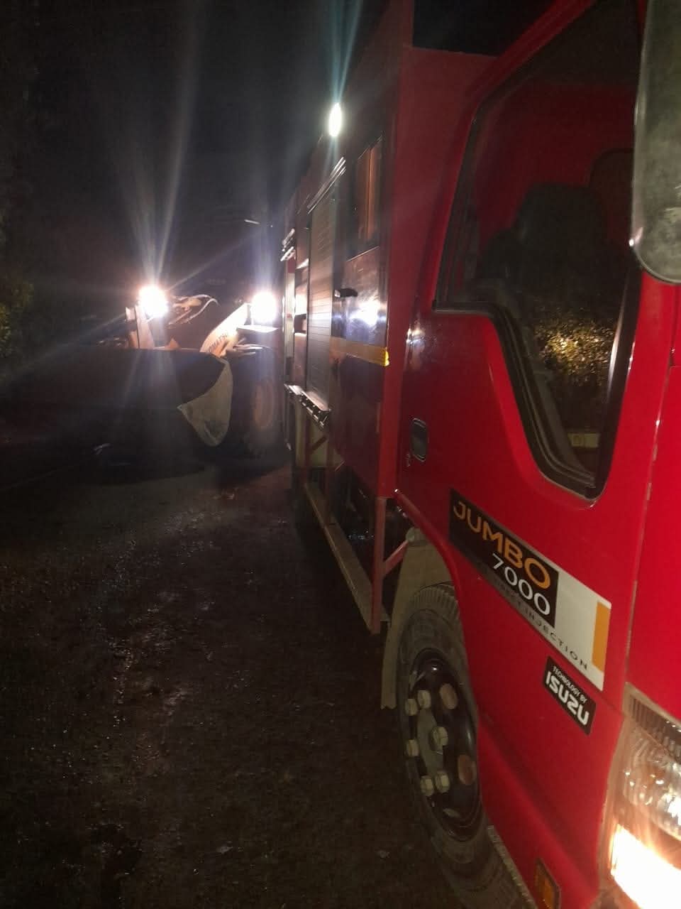 حريق بشونة إصلاح السيارات النقل بالباجور في المنوفية