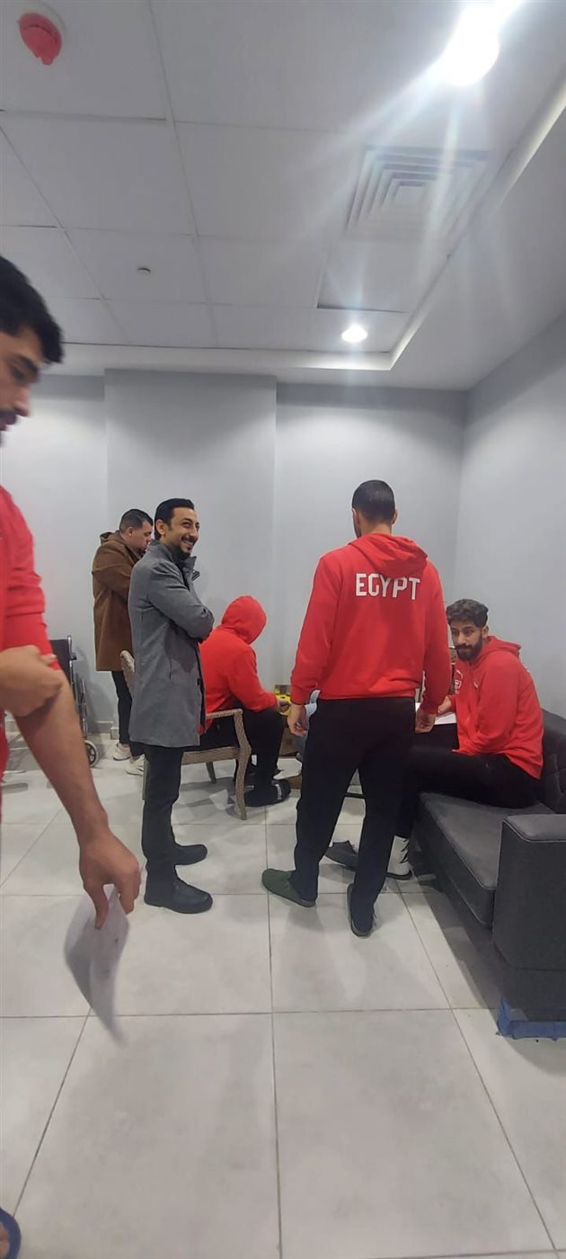 الكشف الطبي للاعبي منتخب اليد (15)