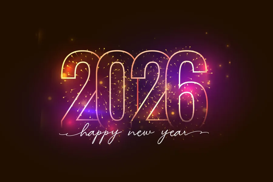 أجمل رسائل تهنئة بالعام الجديد 2026 بالصور.. بوستات رائعة للسنة الجديدة