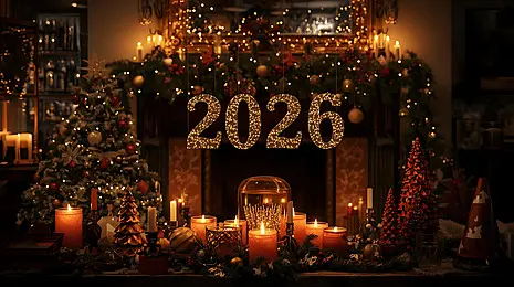 أجمل رسائل تهنئة بالعام الجديد 2026 بالصور.. بوستات رائعة للسنة الجديدة