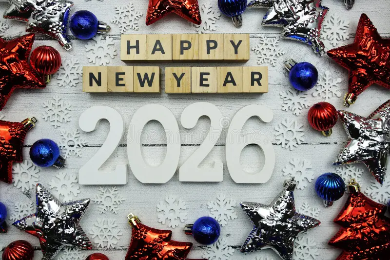 تهنئة السنة الجديدة 2026