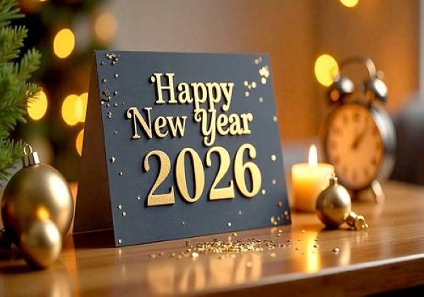 رسائل رأس السنة 2026 للأهل والأصدقاء
