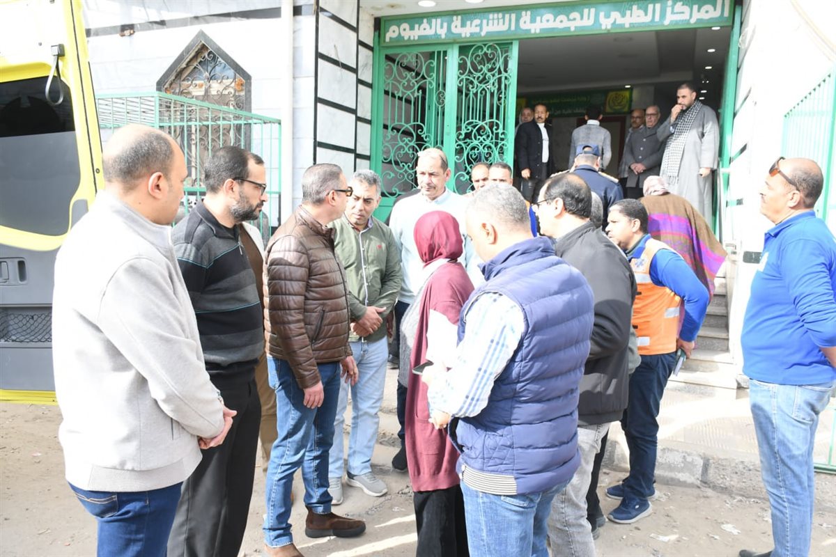 متابعه محافظ الفيوم 