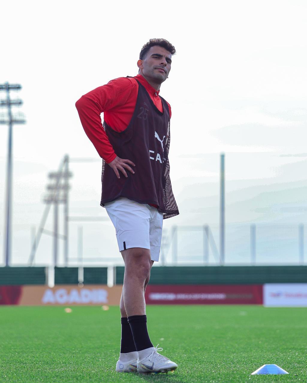 <strong>منتخب مصر يواصل تدريباته استعدادًا لمواجهة بنين</strong>