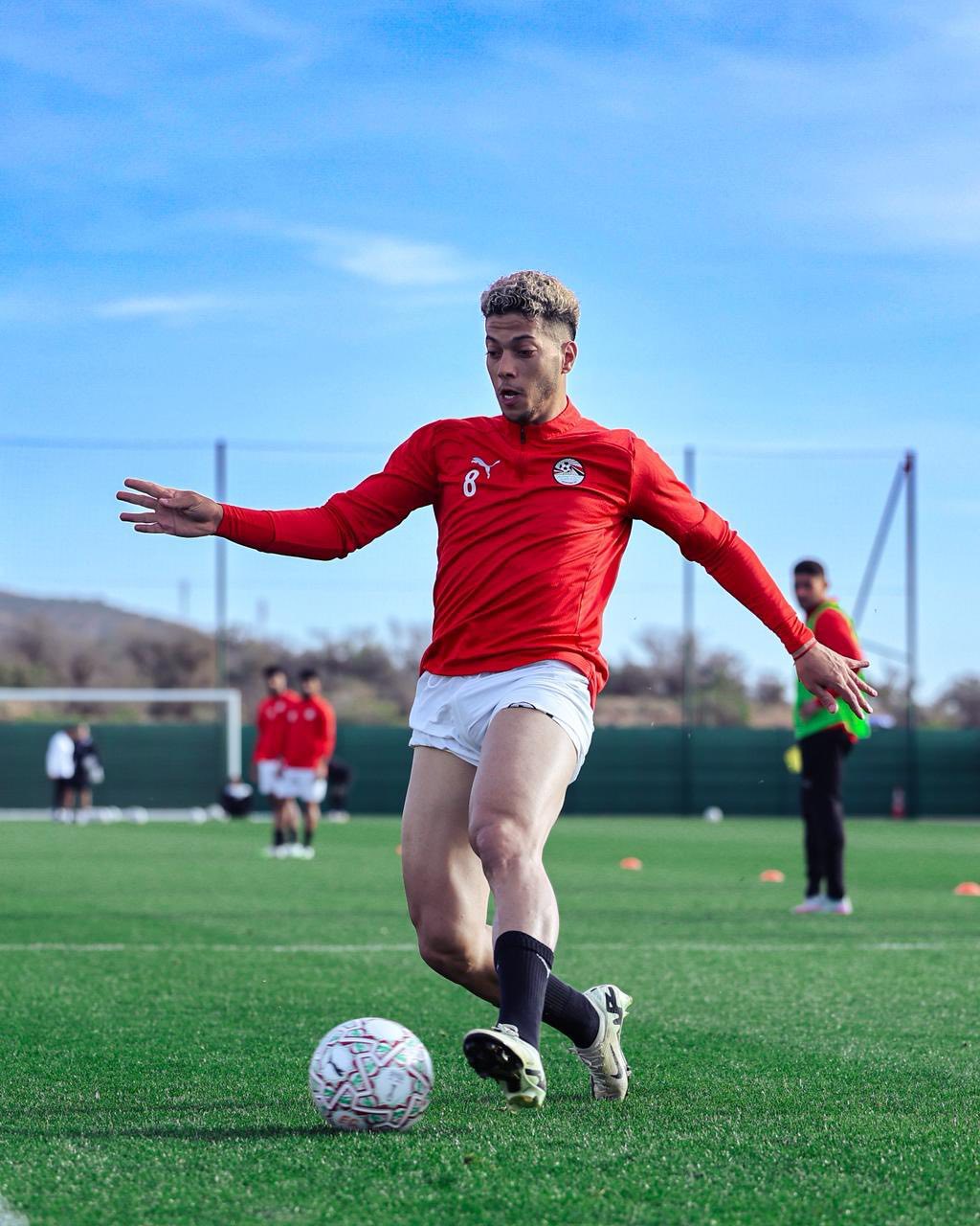 <strong>منتخب مصر يواصل تدريباته استعدادًا لمواجهة بنين</strong>