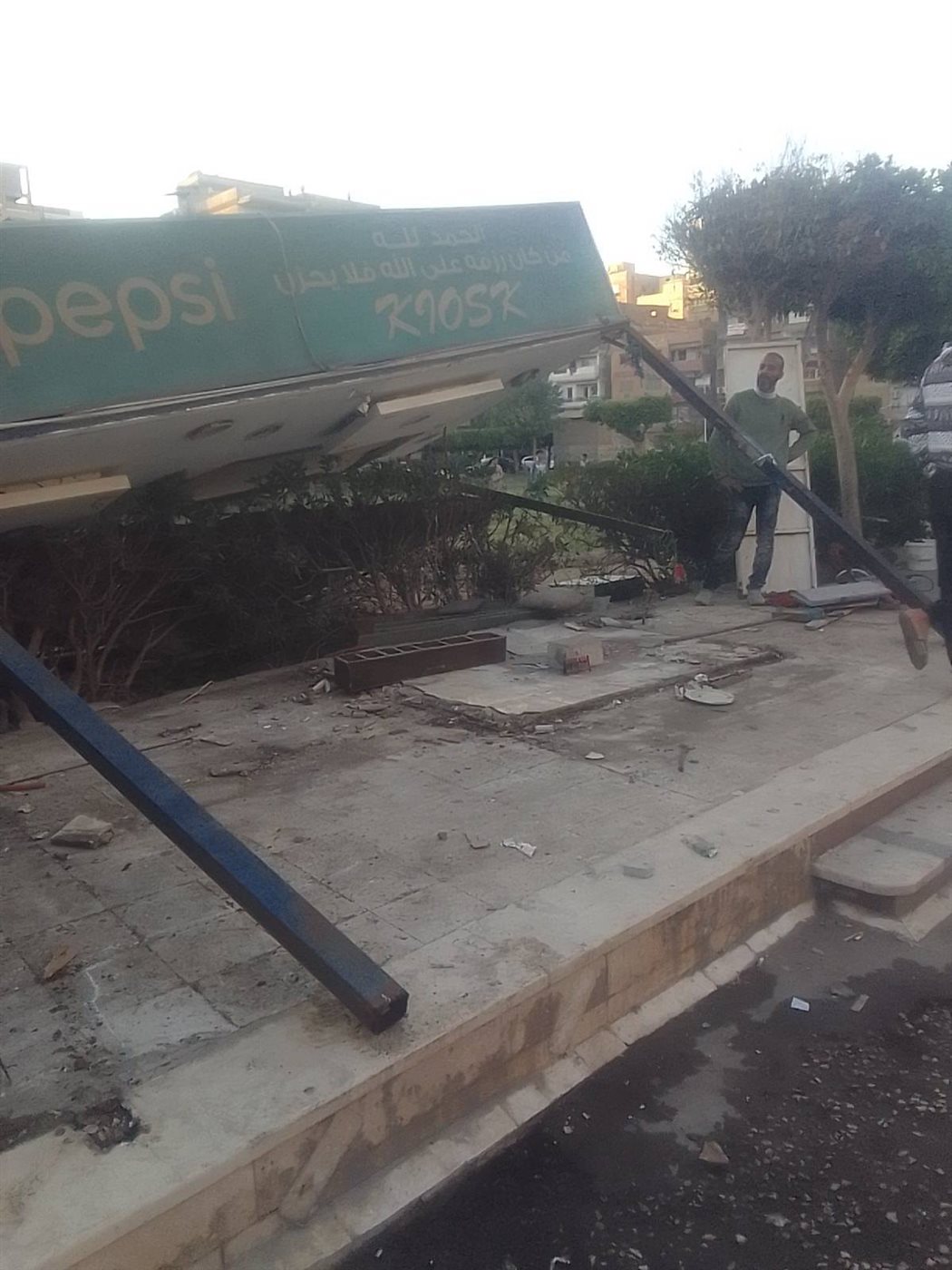 حملة مكبرة لإزالة الأكشاك المخالفة بشرق مدينة نصر