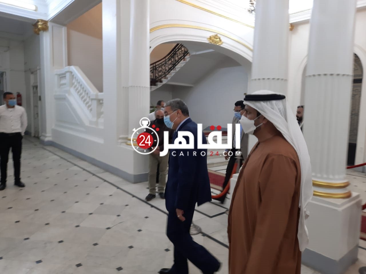 لقاء محافظ المنيا والسفير الإماراتي  4