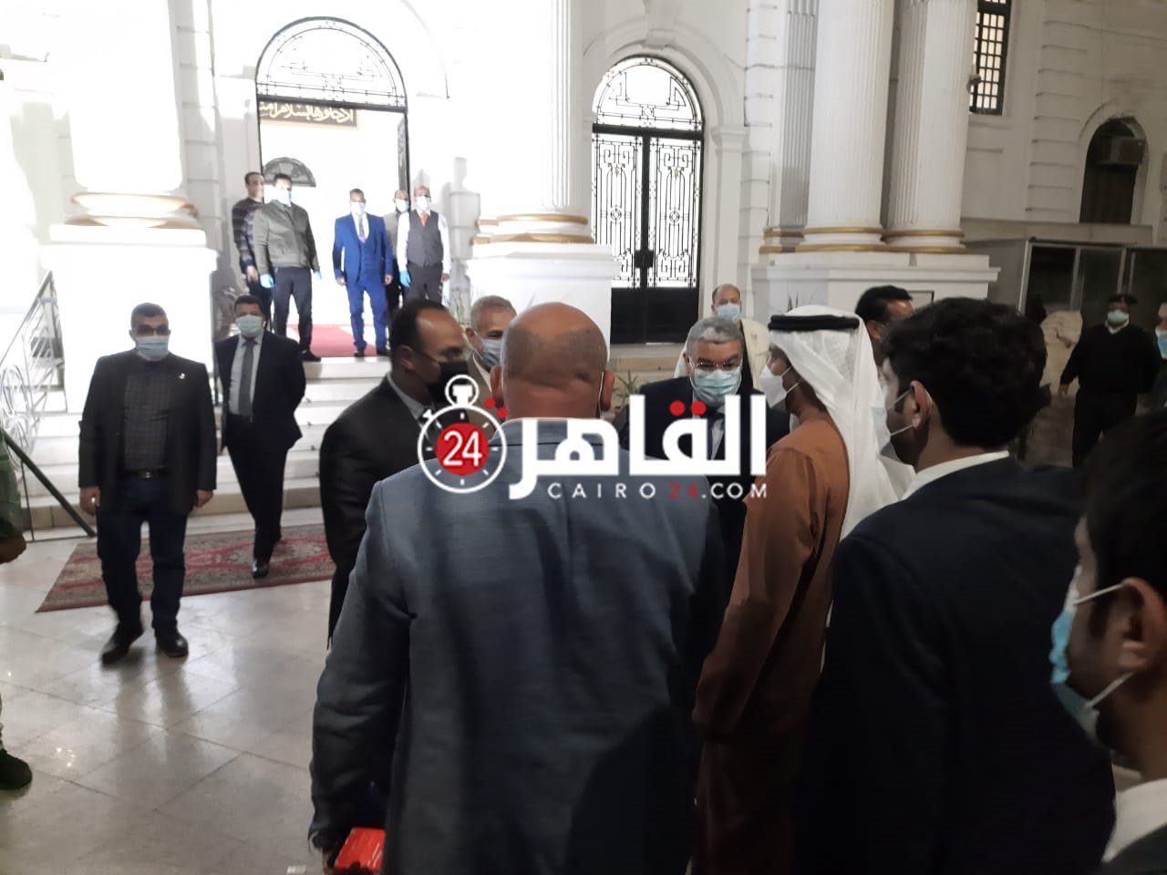 لقاء محافظ المنيا والسفير الإماراتي  2