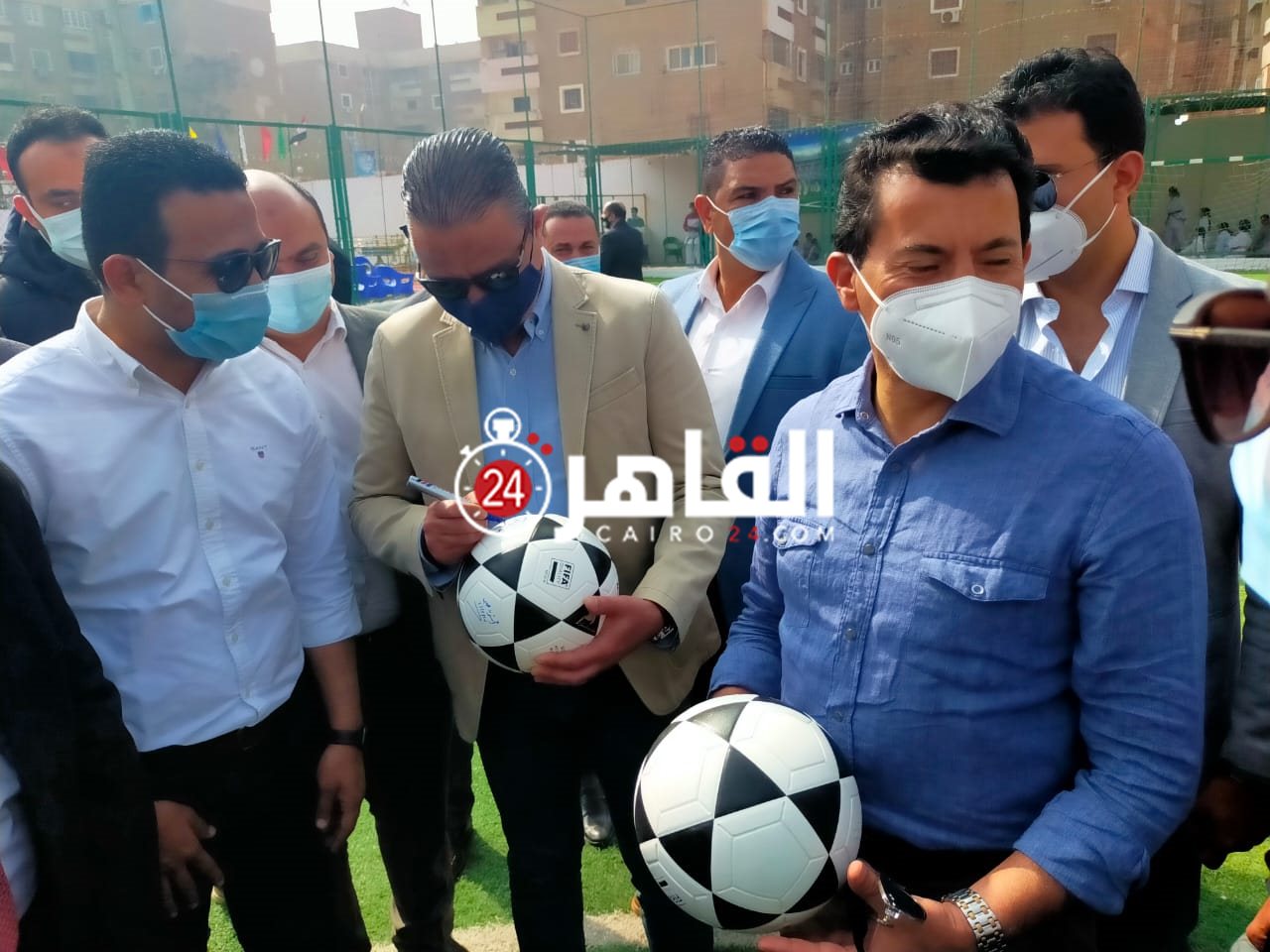 زيارة وزير الرياضة للفيوم 