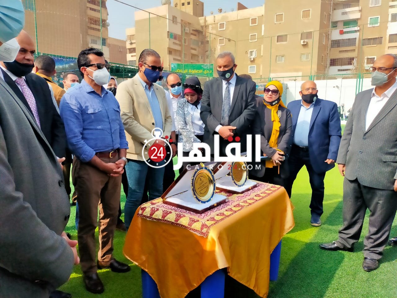 زيارة وزير الرياضة للفيوم 
