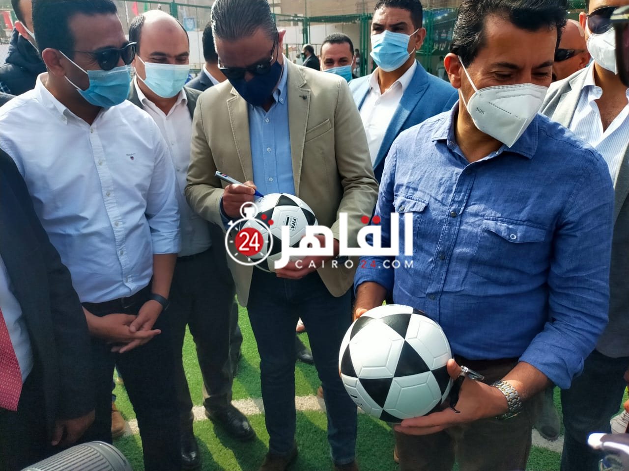 زيارة وزير الرياضة للفيوم 