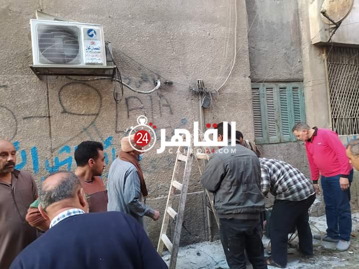 إنفجار مكيف بكفر الشيخ