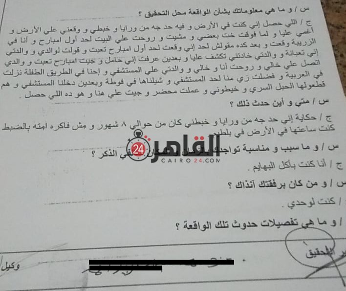 نص تحقيقات النيابة 3