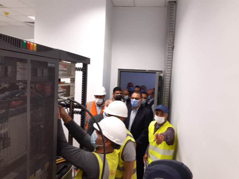 الوزير والمحافظ بالمحطه السكه 4