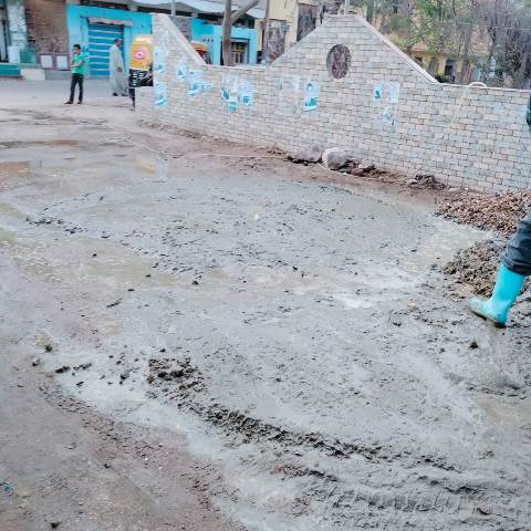 انهيار لكوبري وتلبيه شكوى ببلبيس4