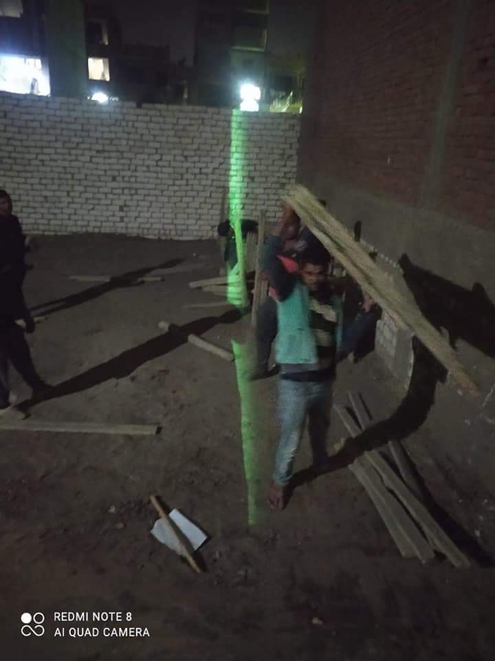 جانب من حملة الإزالات في الفيوم