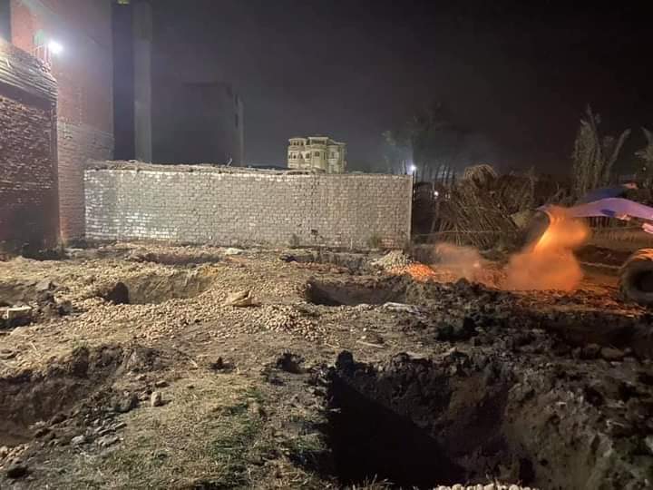 إزالة تعديات في الفيوم