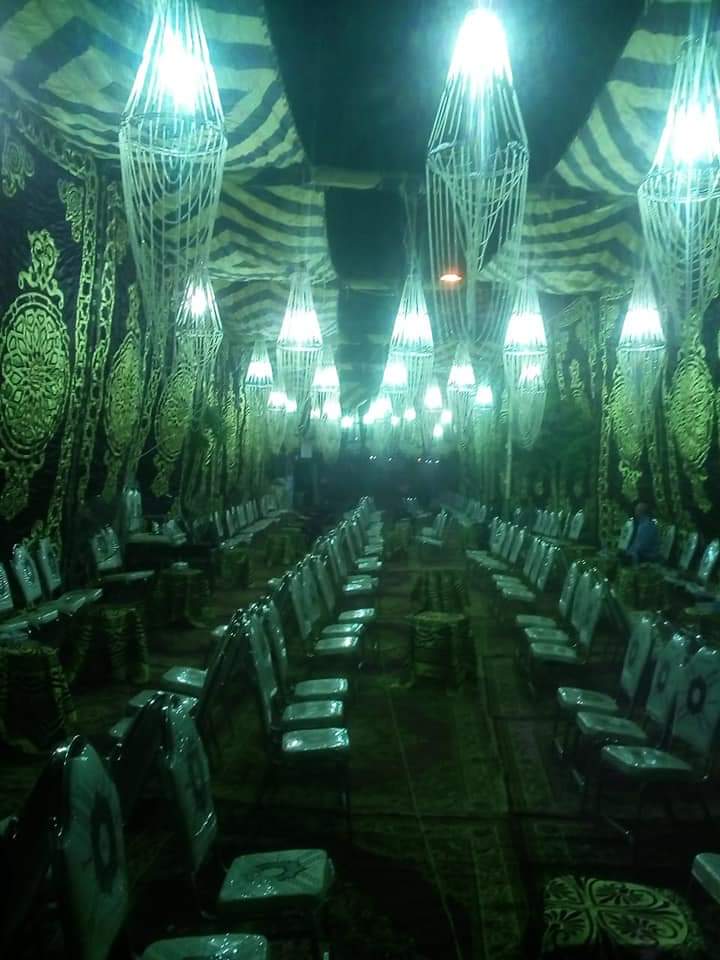 فض سرادق عزاء في الفيوم