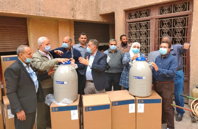 تانك يتروجين للتلقيح الصناعي بالشرقية