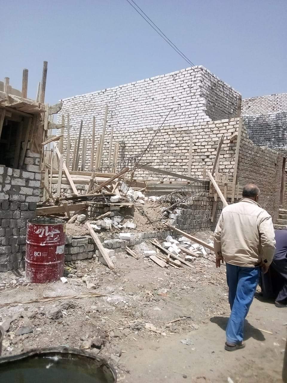 إزالة تعديات في الفيوم