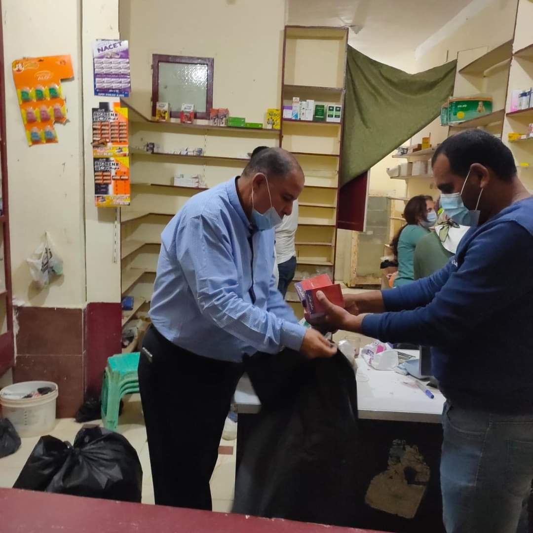 ضبط صيدلية بدون ترخيص في الفيوم