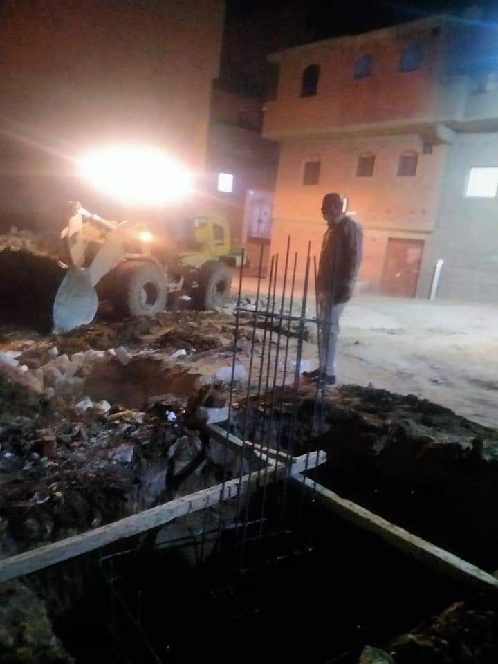 إزالة تعديات على الأراضي الزراعية بالفيوم