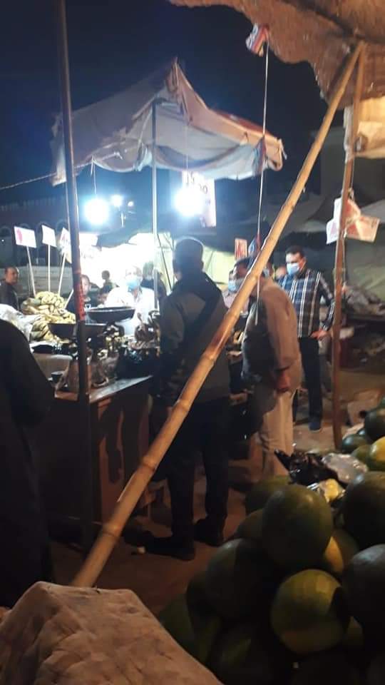 حملة ليلية بالفيوم للتأكد من تطبيق الإجراءات الإحترازية