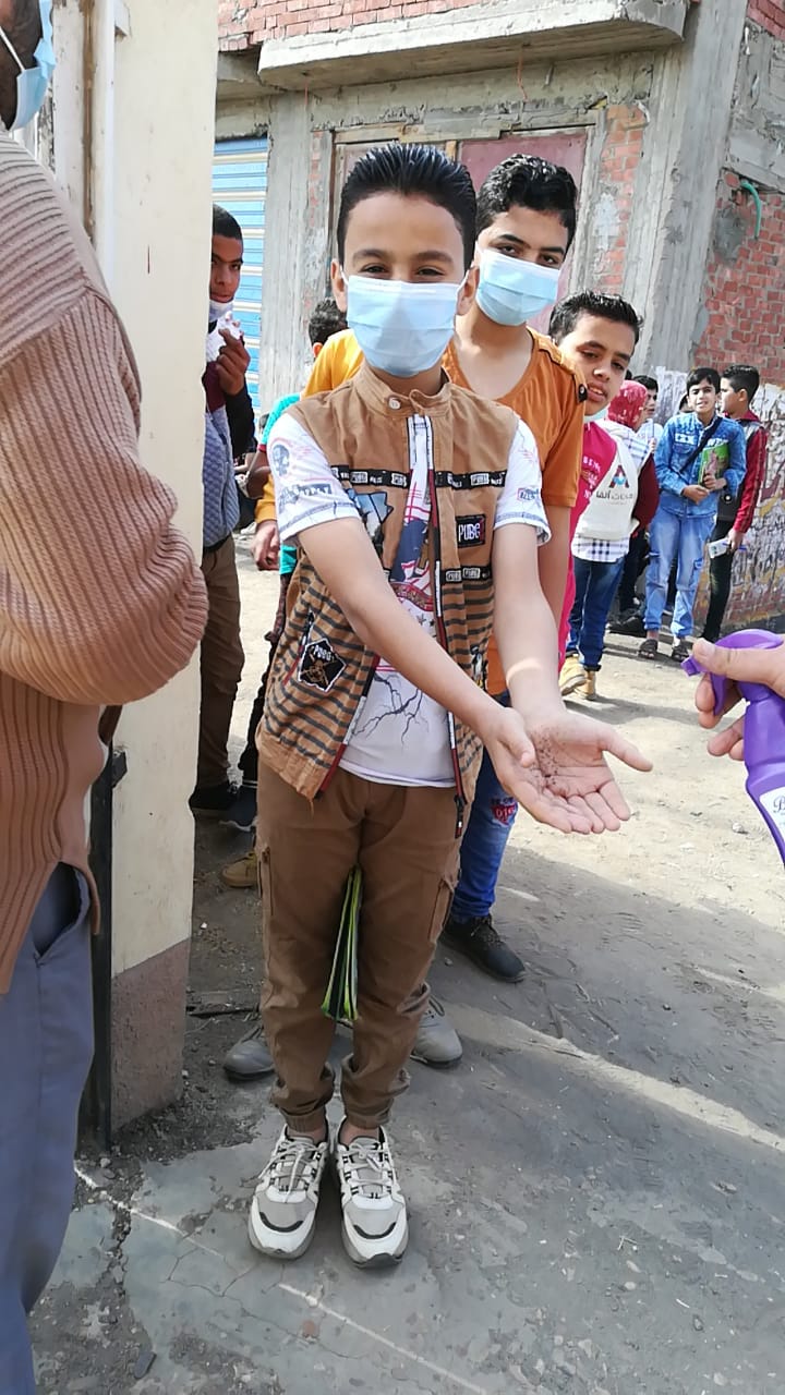 امتحانات نهاية العام  وسط إجراءات وقائية بالشرقية 06