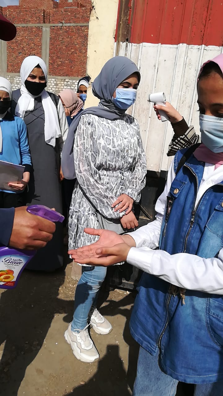 امتحانات نهاية العام  وسط إجراءات وقائية بالشرقية 08