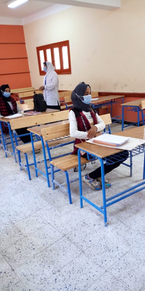 امتحانات نهاية العام  وسط إجراءات وقائية بالشرقية 09