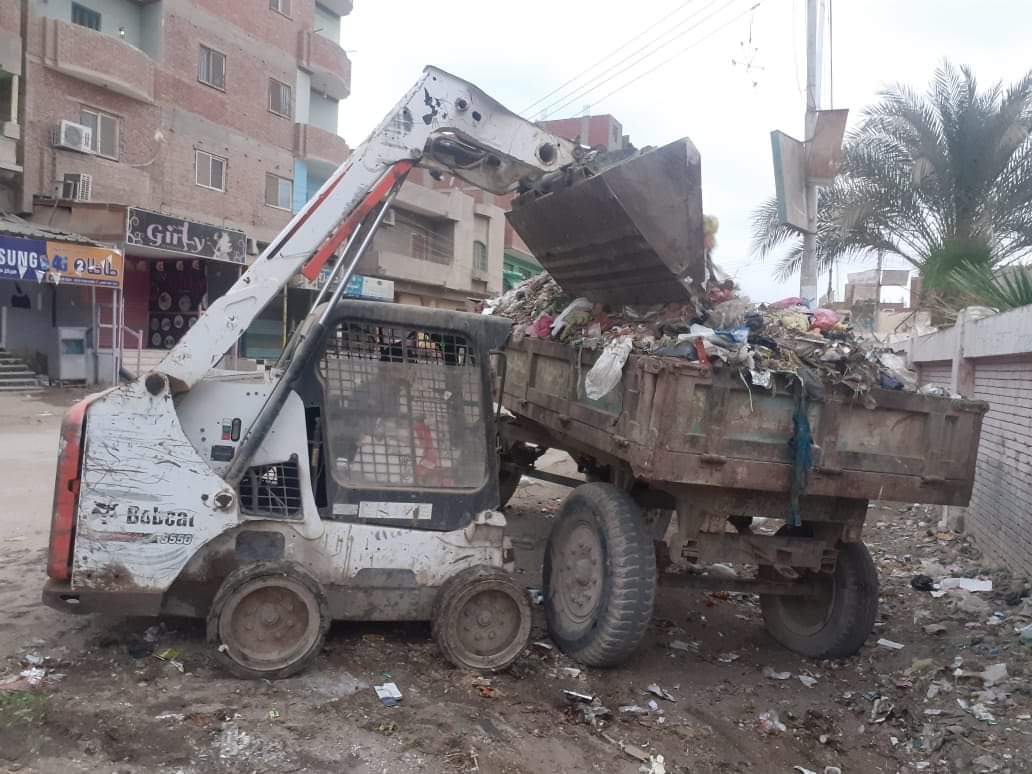 رفع 390 طن قمامة ومخلفات بالفيوم
