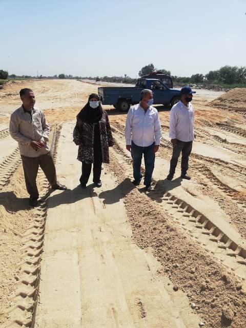 رصف طريق أبو الأخضر - العلاقمة - المانسترلي بالشرقية 04