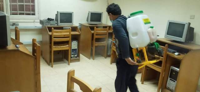 حملات تطهير وتعقيم لمنع انتشار كورونا في الشرقية 03