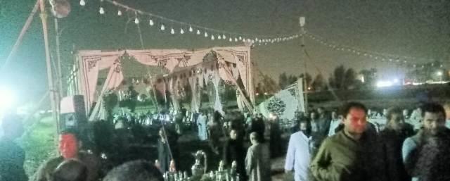 فض سرادق عزاء بالشرقية 02