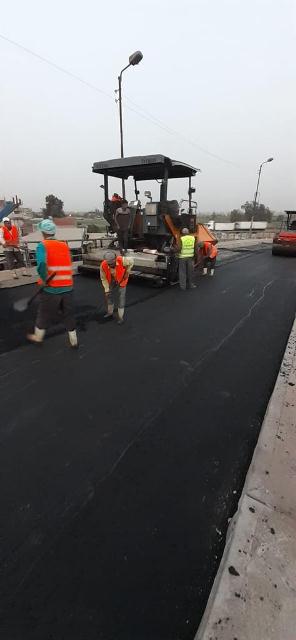 انتهاء رصف كوبري العباسة 01