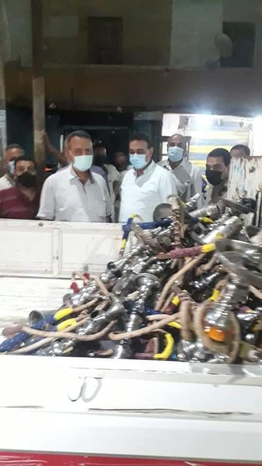 مصادرة شيش مخالفة في الفيوم