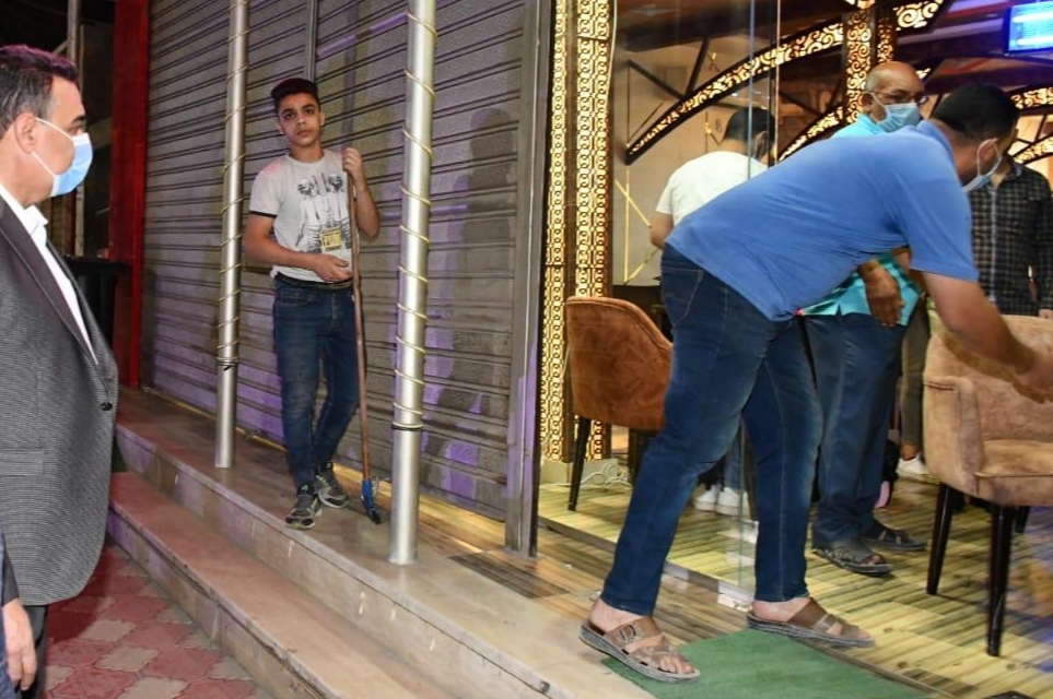 حملة لمتابعة تطبيق الإجراءات الاحترازية بالفيوم