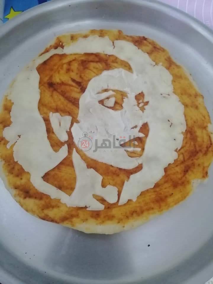 شيف يرسم وجه 