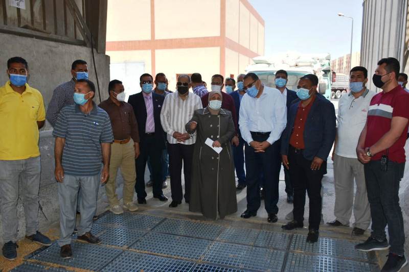 محافظ الشرقية يتفقد صوامع أبو حماد  القرين الجديدة 5