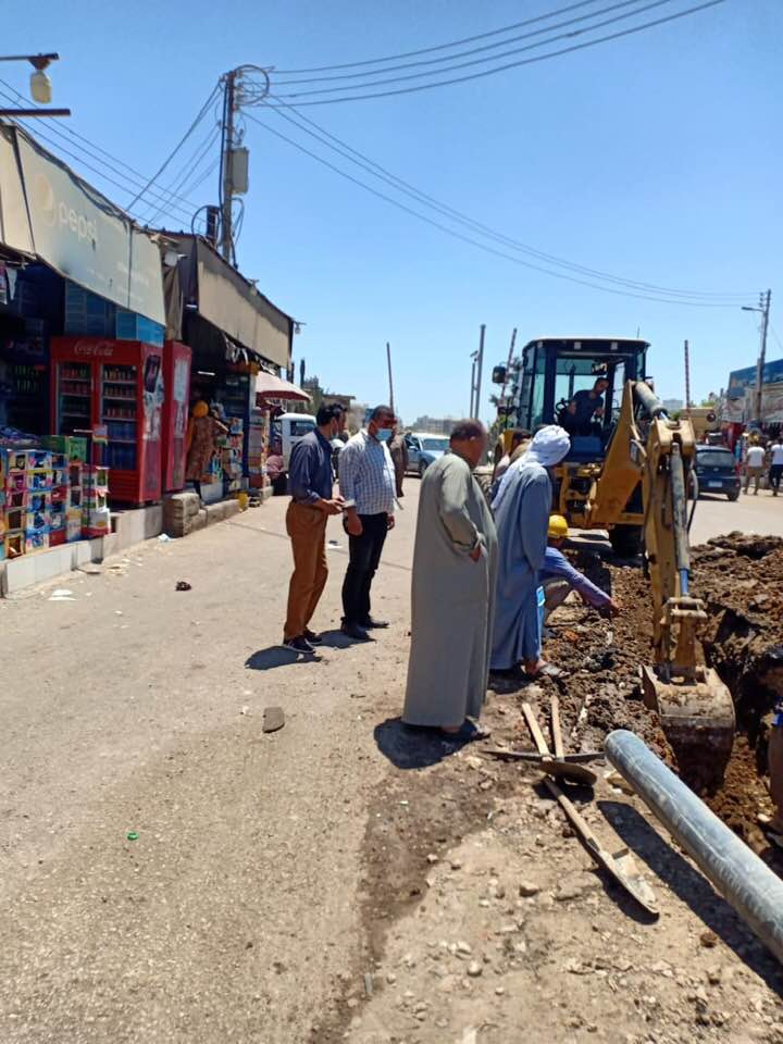 أعمال إصلاح خط المياه 01