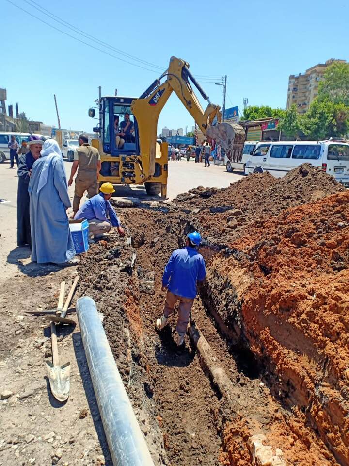 أعمال إصلاح خط المياه 02